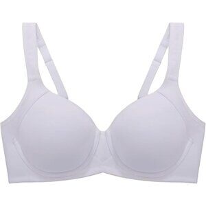 Vanity Fair full Figure Wireless Medium Impact Plus Size white Sports Bra 71500